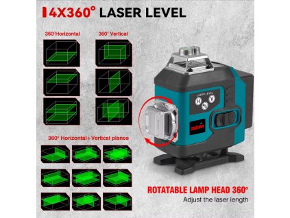 Screenshot 2025 03 02 at 14 12 07 ONEVAN 16 Linien Laser Wasserwaage grüne Linie 4D selbstnivellierend 360 horizontal vertikal Li Ionen Akku Fernbedienung leistungsstarke Laser Wasserwaage AliExpress