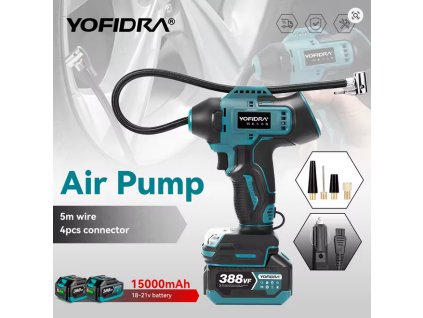 Screenshot 2025 07 19 at 11 56 27 YOFIDRA Electric Air Pump Tire Inflator High Pressure Display Multifunction Car Air Compressor Tool For Makita 18V Battery Pin AliExpress 1420
