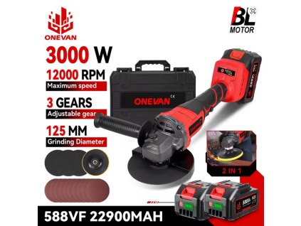 Screenshot 2025 10 05 at 15 02 13 ONEVAN 125MM Brushless Electric Angle Grinder 2in1 polishing 3000W M14 Cutter Metal Wood Power Tool For Makita 18V Battery Pin AliExpress 1420