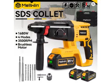Screenshot 2025 10 16 at 09 25 50 MELLWIN 26MM Brushless Electric Hammer Drill Multifunctional Rotary Cordless Rechargeable Power Tool For Makita 18V Battery Pin AliExpress 1420