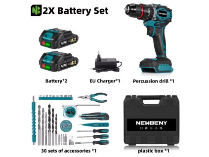 Screenshot 2025 12 03 at 17 54 41 NEWBENY 80NM Brushless Electric Drill 3 IN 1 Cordless Impact Drill Electric Screwdriver Power Tools For Makita 18V Battery Pin AliExpress 1420