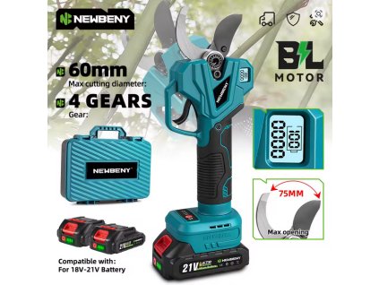 Screenshot 2026 01 24 at 12 22 31 NewBeny 4 Gears Brushless 75mm Electric Pruner Shear Fruit Tree Bonsai Cordless Pruning Scissors Power Tools For Makita Battery