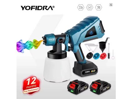 Screenshot 2025 06 14 at 21 47 38 1000ML Elektrische Spritzpistole HVLP Cordless Farbspritzgerät Auto Möbel Stahl Beschichtung Airbrush Für 21V 18V Batterie AliExpress 1420
