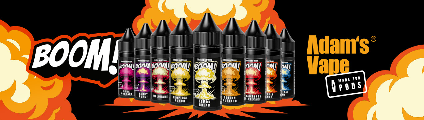 🦋 Příchutě Adam´s Vape řada BOOM! Series 🦋