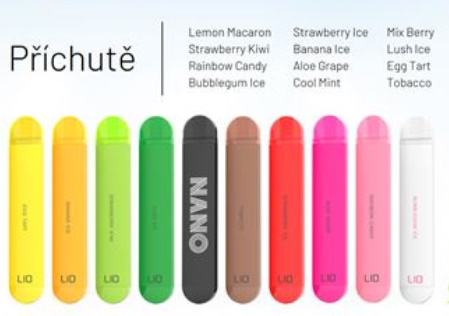 Jednorázové cigarety Lio Nano Vape
