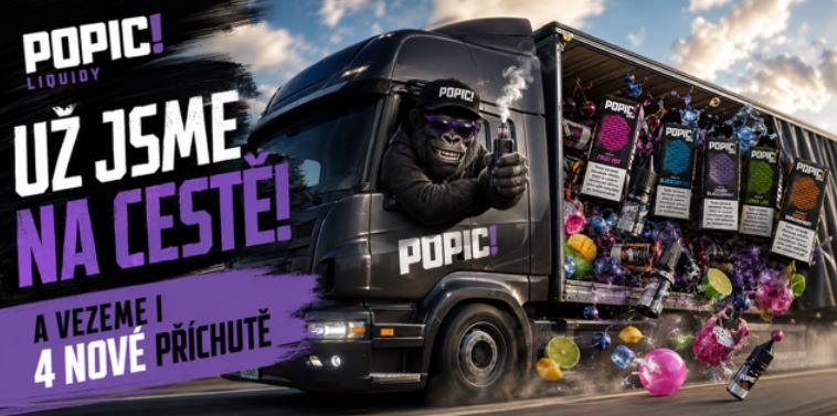 🦍 Co nového u liquidů POPIC 🦍