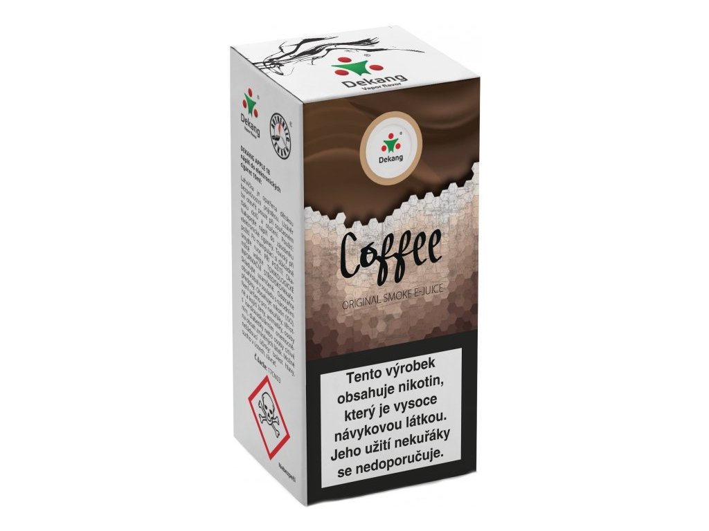 liquid dekang coffee 10ml 18mg kava