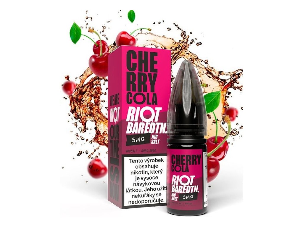 liquid riot bar edtn salt cherry cola tresnova cola 10ml 20mg