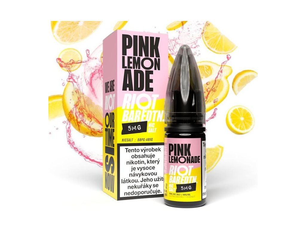 liquid riot bar edtn salt pink lemonade ruzova limonada 10ml 20mg