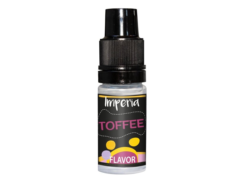 prichut imperia black label 10ml toffee karamelovy bonbon