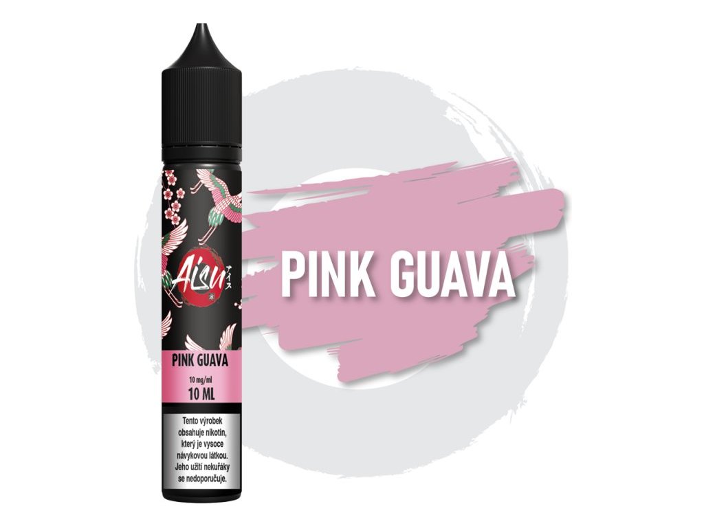 liquid zap juice aisu nic salt ledova exoticka guava pink guava ice 10ml 10mg