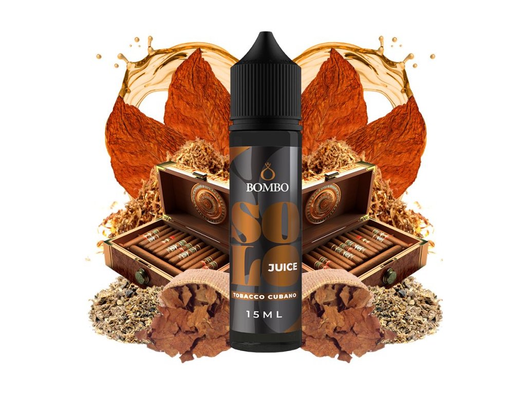 prichut bombo solo juice sv 15ml tobacco c kubansky doutnikovy tabak