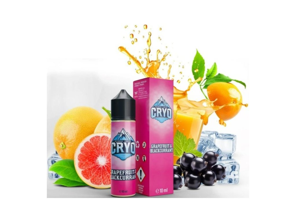 prichut infamous cryo sv 10ml grapefruit and blackcurrant