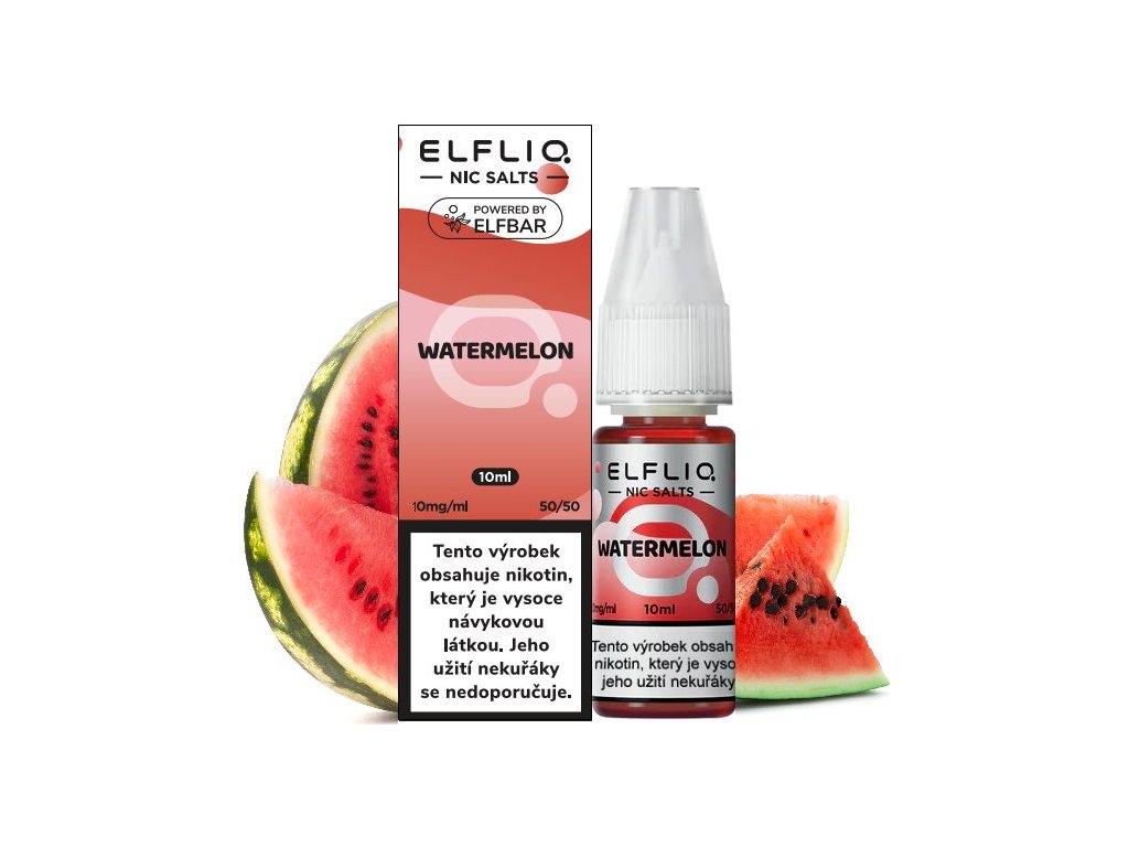 Liquid ELFLIQ Nic SALT Watermelon 10ml - 10mg