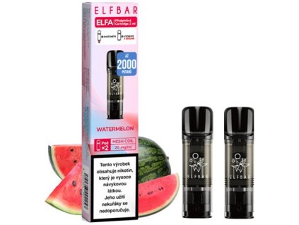 elf bar elfa pods cartridge 2pack watermelon 20mg