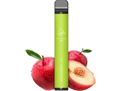 elf bar 600 elektronicka cigareta 20mg apple peach