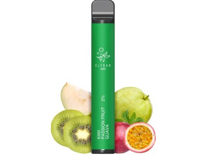 elf bar 600 elektronicka cigareta 20mg kiwi passion fruit guava