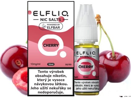 liquid elfliq nic salt cherry 10ml 10mg cz