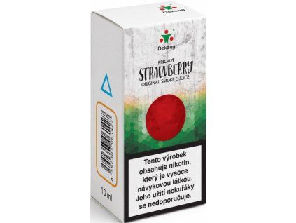 liquid dekang strawberry 10ml 3mg jahoda
