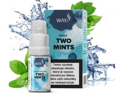 liquid way to vape two mints 10ml 18mg