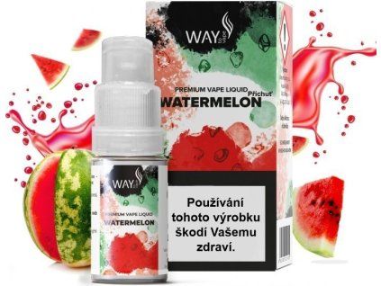 liquid way to vape watermelon 10ml 0mg