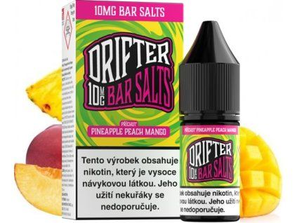 liquid drifter bar salts pineapple peach mango 10ml 10mg