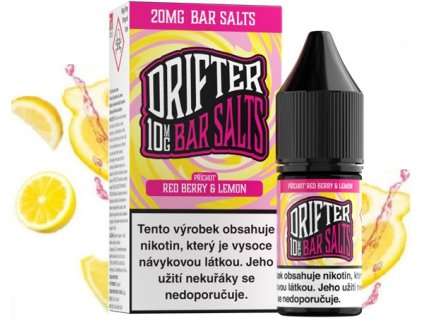 liquid drifter bar salts red berry and lemon 10ml 20mg