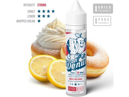 prichut adams vape shake and vape 10ml lemon donut