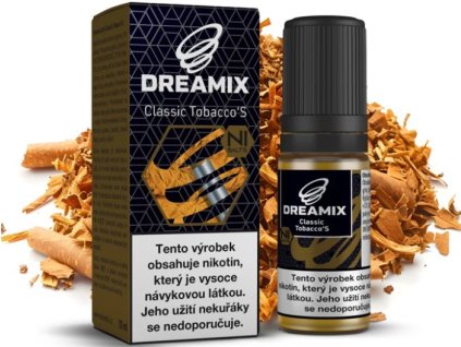 liquid dreamix salt klasicky tabak classic tobaccos 10ml 20mg