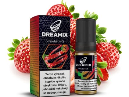 liquid dreamix salt jahoda strawberrys 10ml 10mg