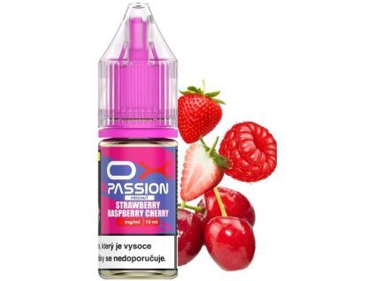 liquid oxva ox passion salts strawberry raspberry cherry 10ml 10mg