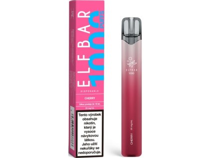elf bar 1000 elektronicka cigareta 20mg cherry cz