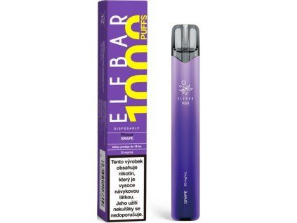 elf bar 1000 elektronicka cigareta 20mg grape cz