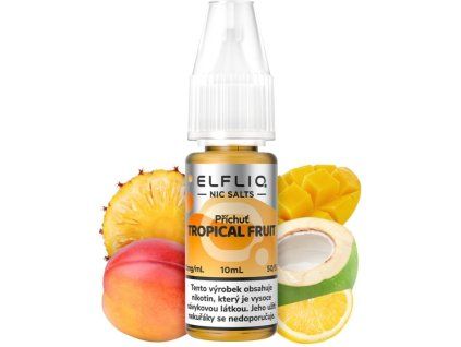 liquid elfliq nic salt tropical fruit 10ml 20mg cz