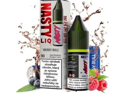 liquid nasty liq salt berry bull 10ml 10mg malina boruvka otruzina napoj