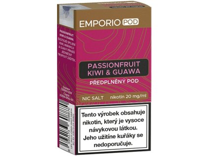 emporio pod cartridge kiwi passionfruit guawa 20mg 1pack