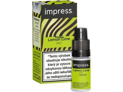 liquid impress salt lemon lime 10ml 20mg