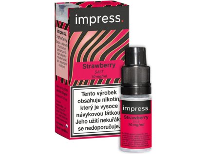 liquid impress salt strawberry 10ml 10mg
