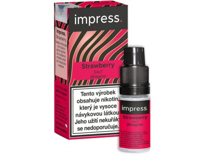 liquid impress salt strawberry 10ml 20mg