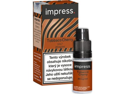 liquid impress salt tobacco cherry 10ml 20mg