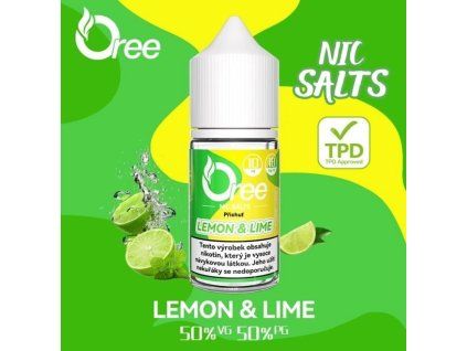 liquid oree salt lemon lime citron a limetka 10ml 18mg