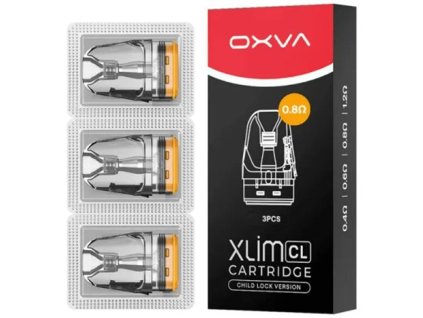 oxva xlim cl v3 pod top fill cartridge 08ohm 2ml 3pack