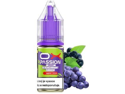 liquid oxva ox passion salts blackcurrant squash 10ml 20mg cz