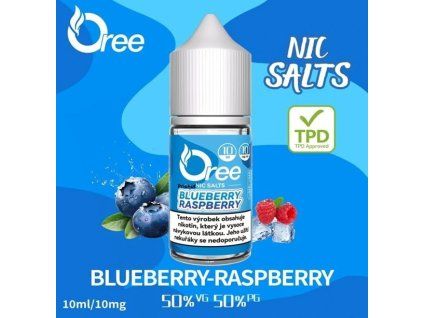 liquid oree salt blueberry raspberry boruvka a malina 10ml 10mg