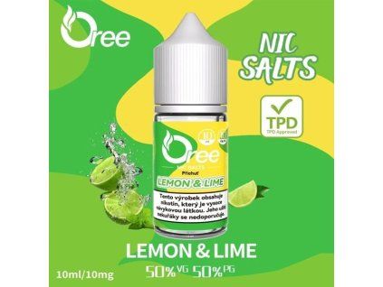 liquid oree salt lemon lime citron a limetka 10ml 10mg