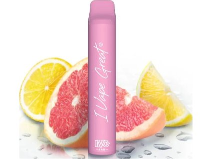 IVG Bar Plus elektronická cigareta 20mg Pink Lemonade - Doprodej