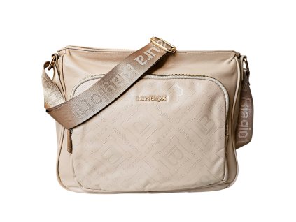 Béžová dámská crossbody kabelka Laura Biagiotti