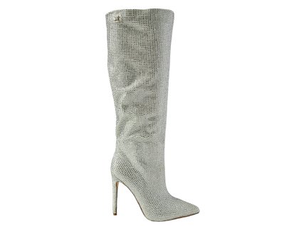Čižmy Laura Biagiotti Strass Silver (Veľkosť 38)