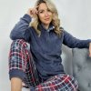 Pyžamo Laura Biagiotti W Grey Red (Veľkosť M)