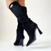 Čižmy Laura Biagiotti Black Micro (Veľkosť 38)